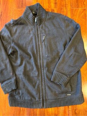 Calvin Klein Men's Dark Navy Zip-Up Jacket